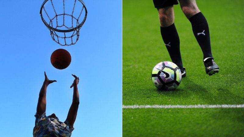 Which sport is more physically demanding soccer or basketball?